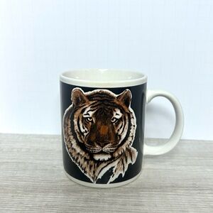 Vintage Tienshan Stoneware Tiger Mug